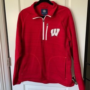 WI Badgers quarter zip
